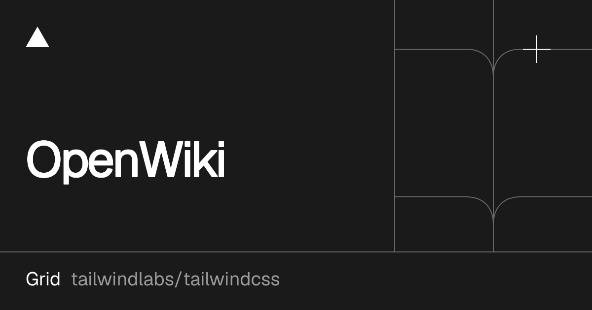 Grid - tailwindlabs/tailwindcss - OpenWiki